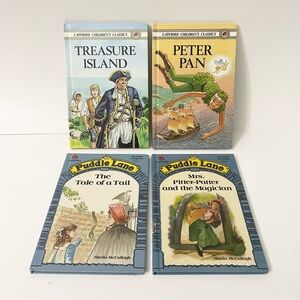 Lot of 4 Vtg Ladybird Children’s Classic and Puddle Lane Book